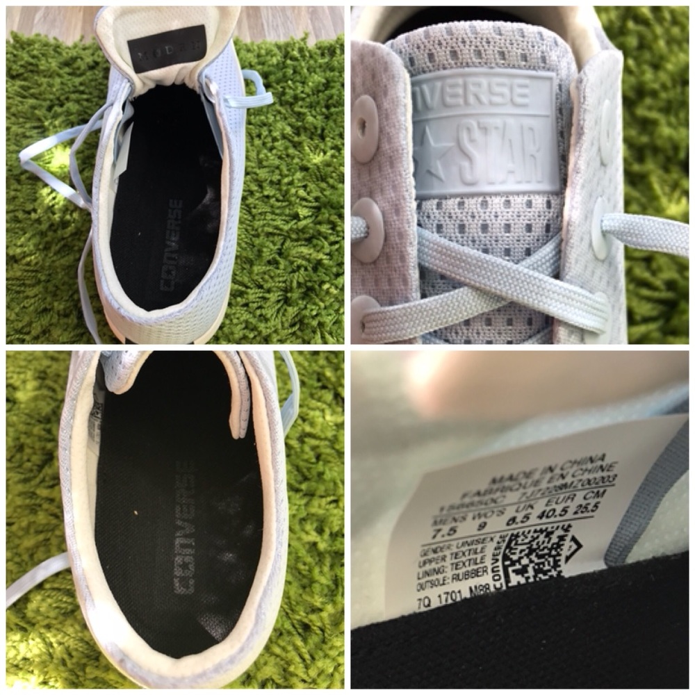NWT Converse Ctas Modern OX Porpoise Egret Blue W - Picture 6 of 6